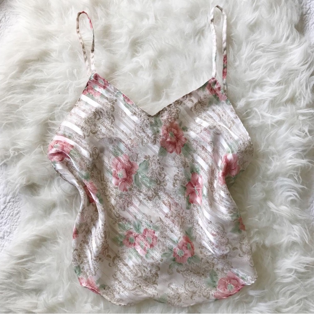 Floral sheer top